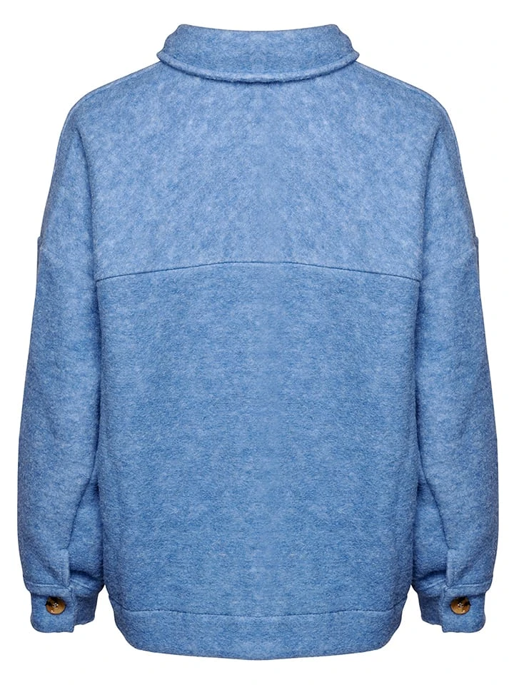 Wolljacke "Celine" In Blau 4 Wolljacke "Celine" In Blau – Bild 2