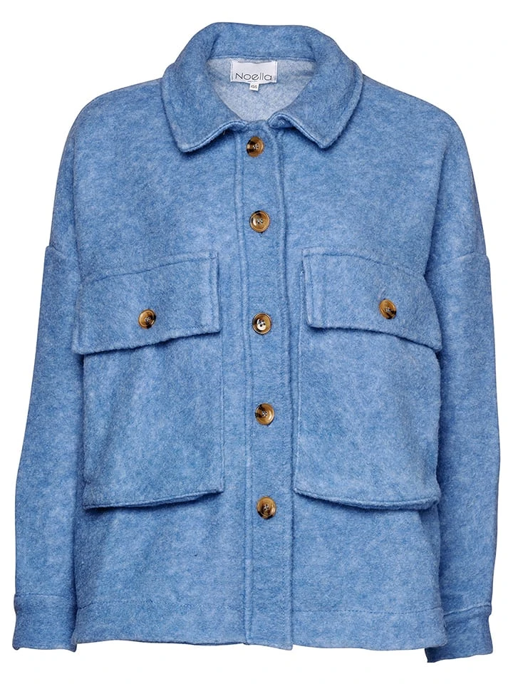 Wolljacke "Celine" In Blau 3 Wolljacke "Celine" In Blau