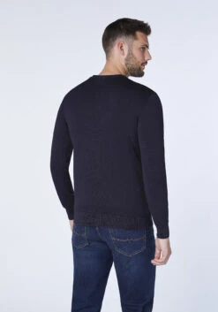 Strickpullover In Blau 10 Strickpullover In Blau -Trendiges Bekleidungsgeschäft oklahoma premium denim strickpullover in blau 1