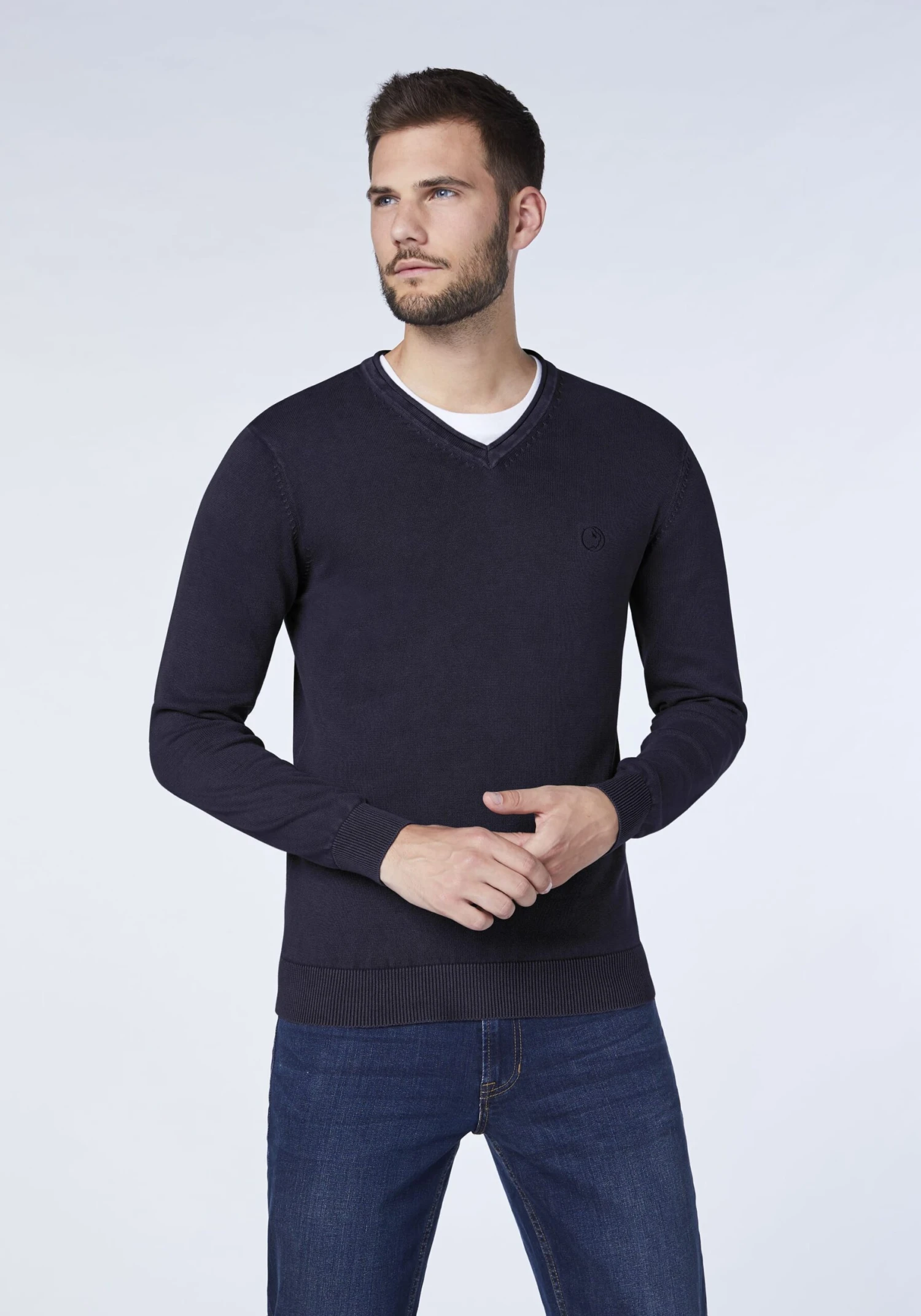 Strickpullover In Blau 3 Strickpullover In Blau