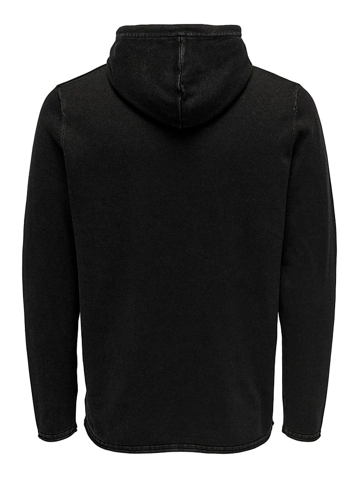 Only & Sons Hoodie "Garson" In Schwarz 4 Only & Sons Hoodie "Garson" In Schwarz – Bild 2