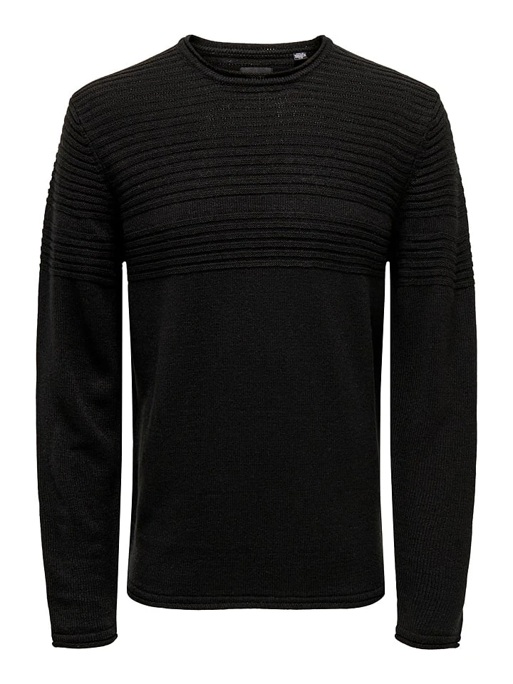 Only & Sons Pullover "Blade" In Schwarz 3 Only & Sons Pullover "Blade" In Schwarz