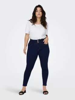 ONLY CARMAKOMA Jeans "Anna" - Skinny Fit - In Dunkelblau 13 ONLY CARMAKOMA Jeans "Anna" - Skinny Fit - In Dunkelblau -Trendiges Bekleidungsgeschäft only carmakoma jeans anna skinny fit in dunkelblau 4
