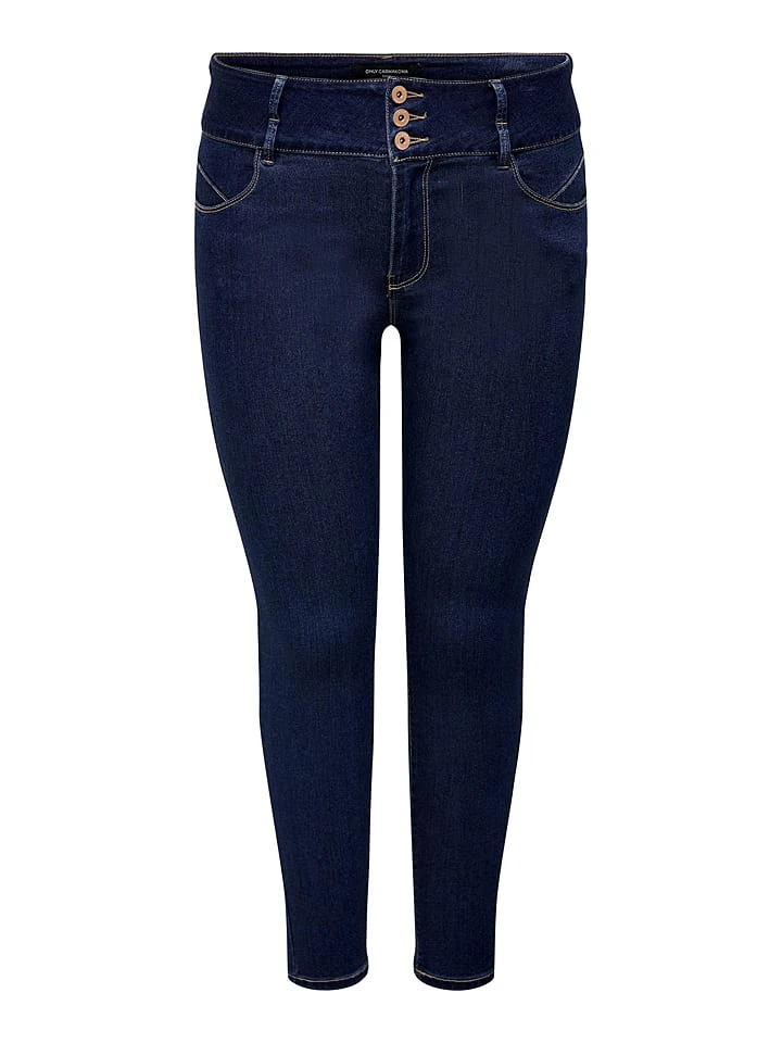 ONLY CARMAKOMA Jeans "Anna" - Skinny Fit - In Dunkelblau 3 ONLY CARMAKOMA Jeans "Anna" - Skinny Fit - In Dunkelblau