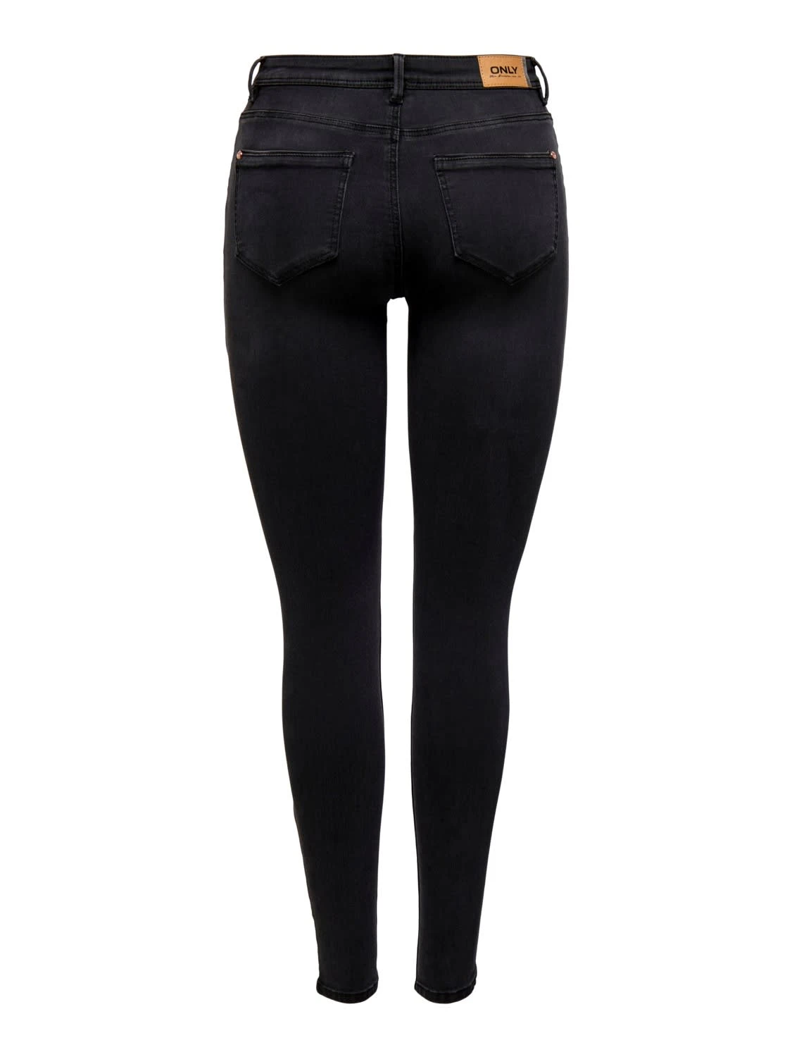 ONLY Skinny Fit Denim Stretch Jeans ONLWAUW In Schwarz 4 ONLY Skinny Fit Denim Stretch Jeans ONLWAUW In Schwarz – Bild 2