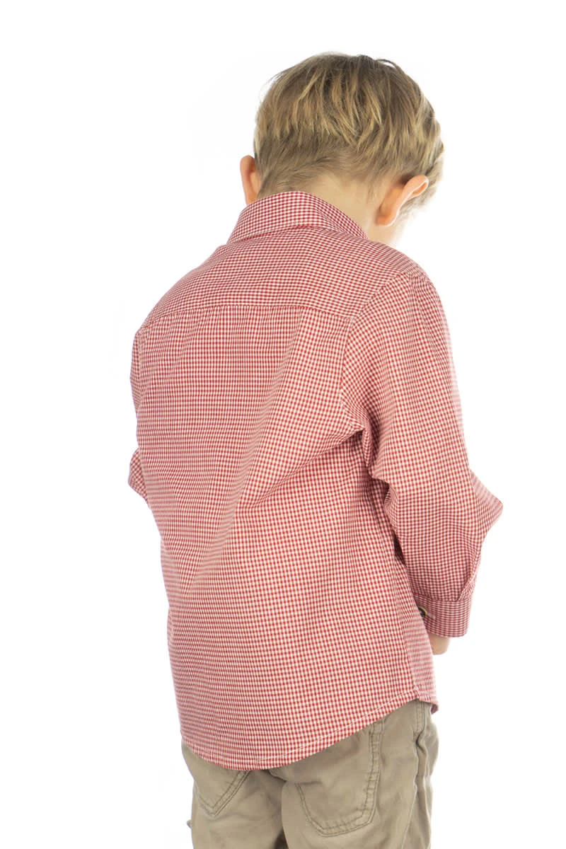 Trachtenhemd Preva In Mittelrot 4 Trachtenhemd Preva In Mittelrot – Bild 2