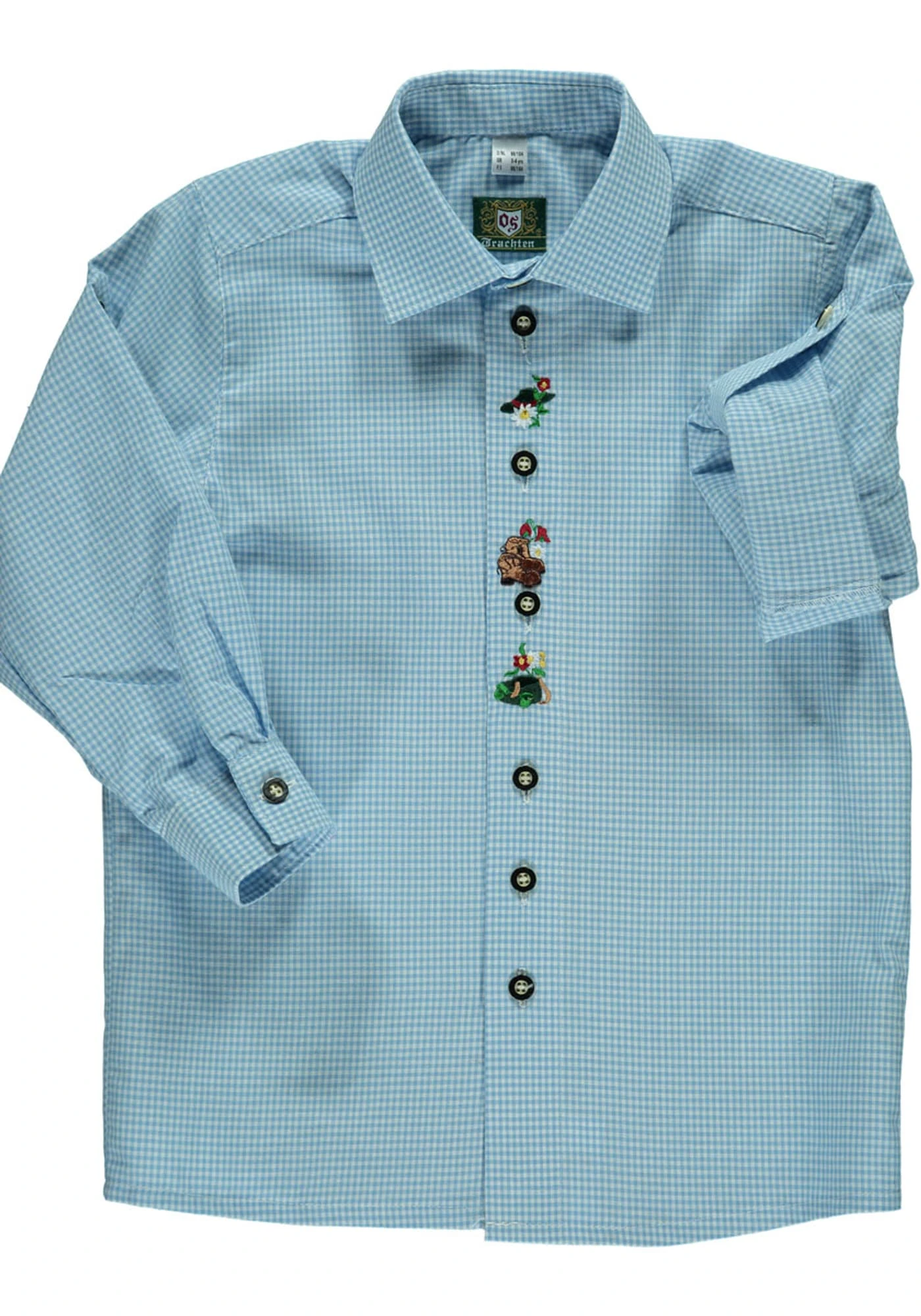 Trachtenhemd Samku In Hellblau/bleu 3 Trachtenhemd Samku In Hellblau/bleu