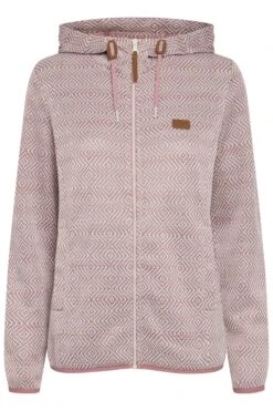 OXMO Fleecejacke In Rosa -Trendiges Bekleidungsgeschäft oxmo fleecejacke in rosa 5