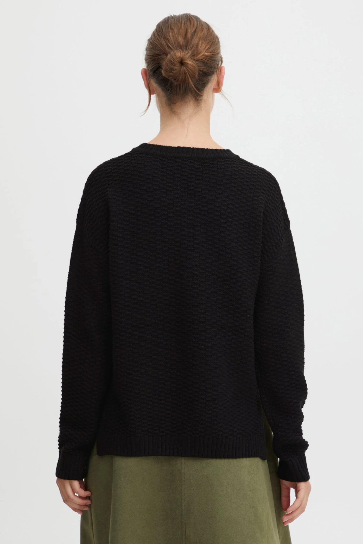 OXMO Strickpullover In Schwarz 5 OXMO Strickpullover In Schwarz – Bild 3