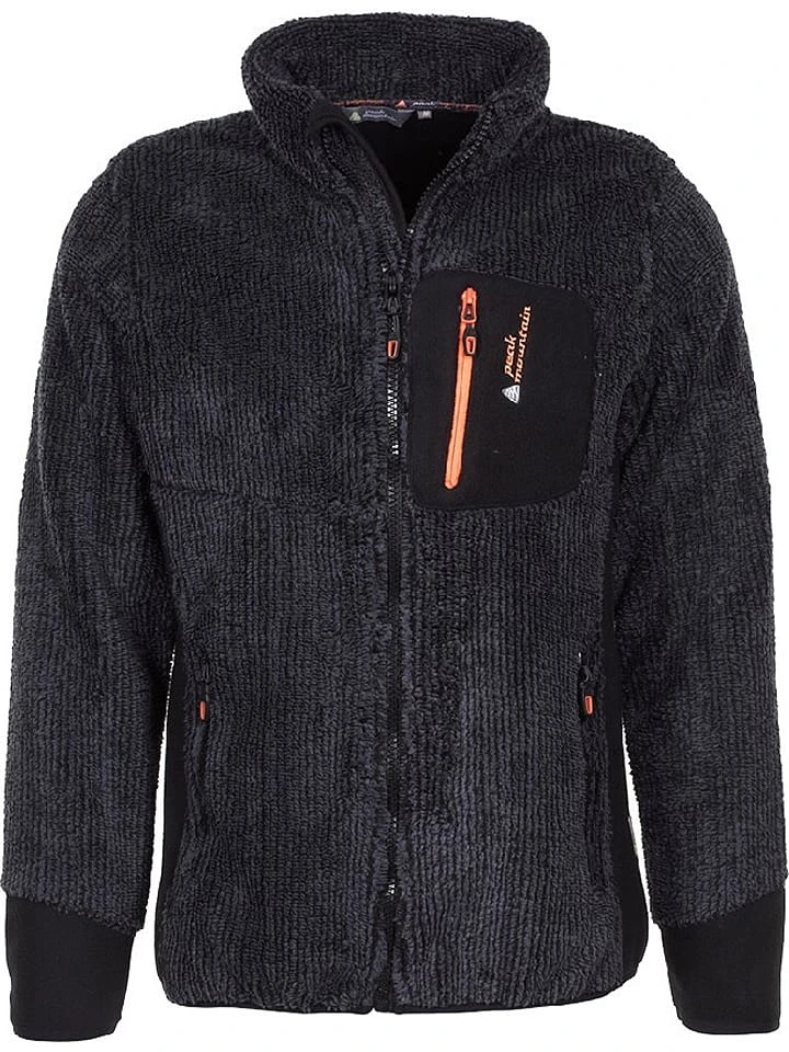 Fleecejacke "Caffy" In Schwarz 3 Fleecejacke "Caffy" In Schwarz