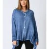 Bluse "Adeline" In Blau 2 Bluse "Adeline" In Blau -Trendiges Bekleidungsgeschäft plus size company bluse adeline in blau
