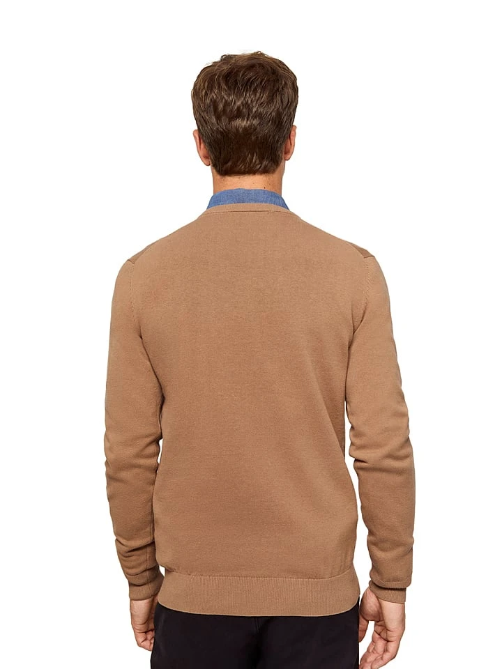 POLO CLUB Pullover In Hellbraun 4 POLO CLUB Pullover In Hellbraun – Bild 2