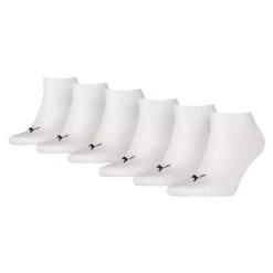 Puma Freizeit Socken SNEAKER PLAIN Socks 6-Pack White