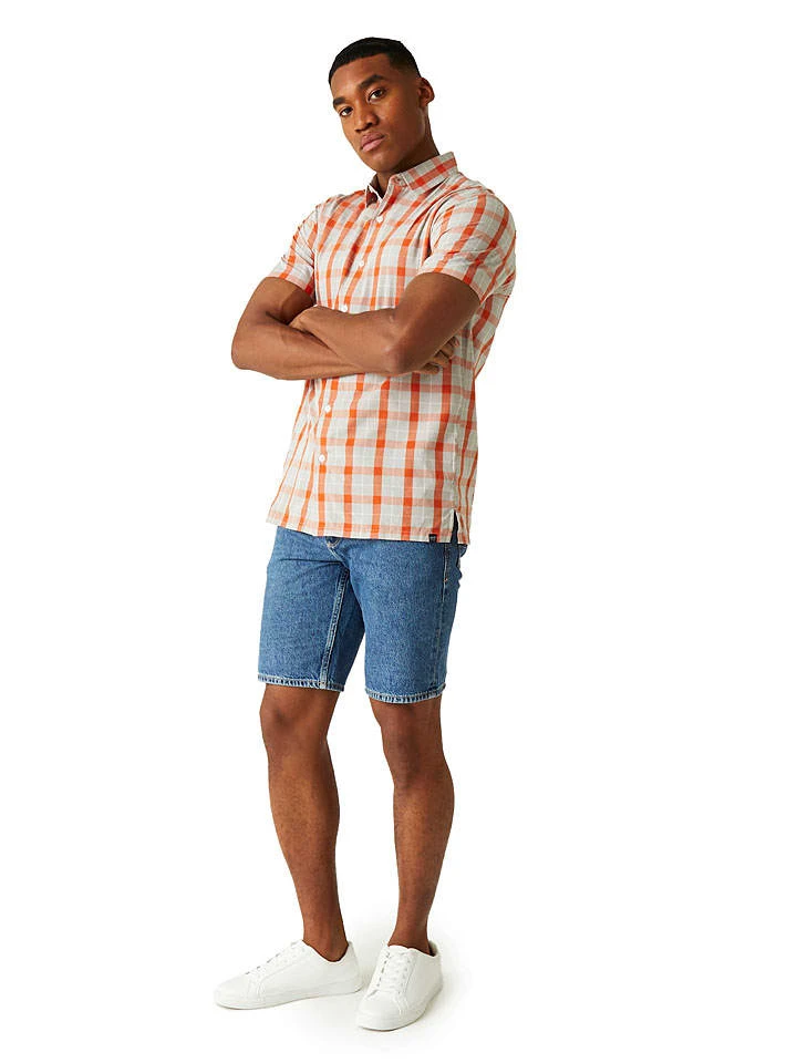 Regatta Hemd ''Denmoor'' In Beige/ Orange 4 Regatta Hemd ''Denmoor'' In Beige/ Orange – Bild 2