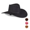1x Cowboyhut In Schwarz