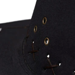 1x Cowboyhut In Schwarz -Trendiges Bekleidungsgeschäft relaxdays 1x cowboyhut in schwarz 5