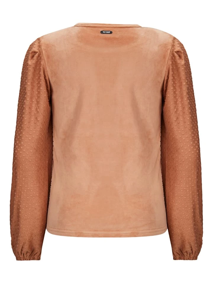 Bluse "Kygo" In Hellbraun 4 Bluse "Kygo" In Hellbraun – Bild 2