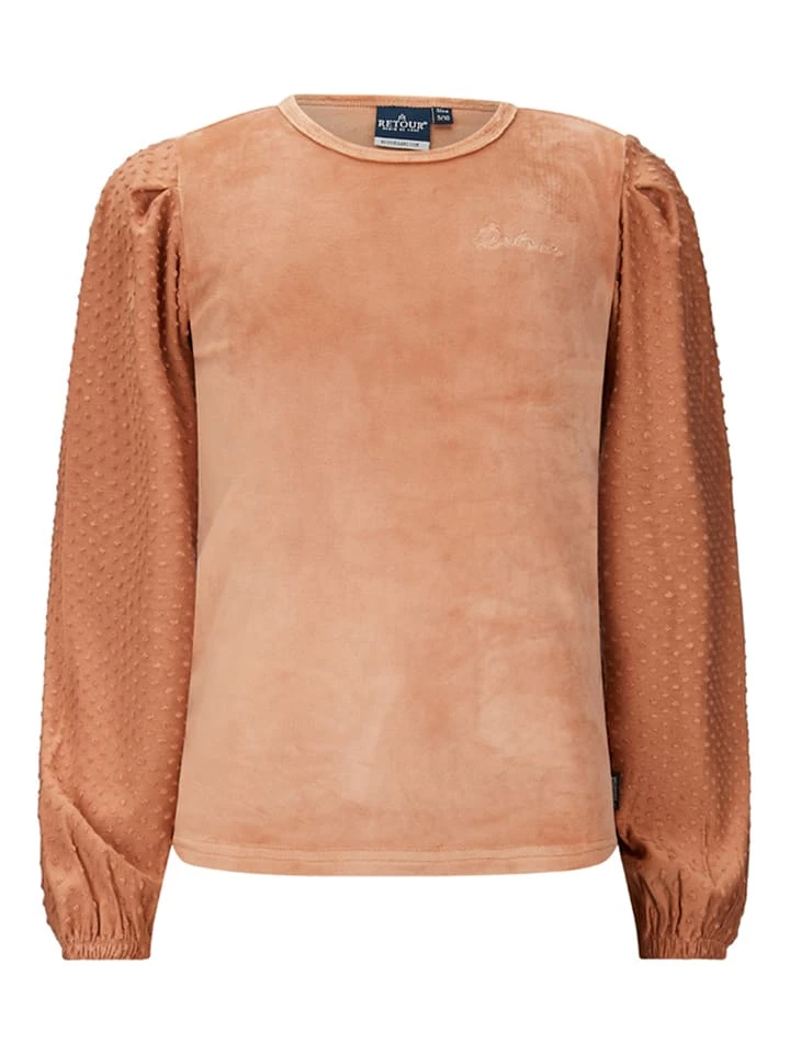 Bluse "Kygo" In Hellbraun 3 Bluse "Kygo" In Hellbraun