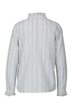 Rich&royal Rüschenbluse Blouse With Ruffles In Blau 6 Rich&royal Rüschenbluse Blouse With Ruffles In Blau -Trendiges Bekleidungsgeschäft rich and royal ruschenbluse blouse with ruffles in blau 1