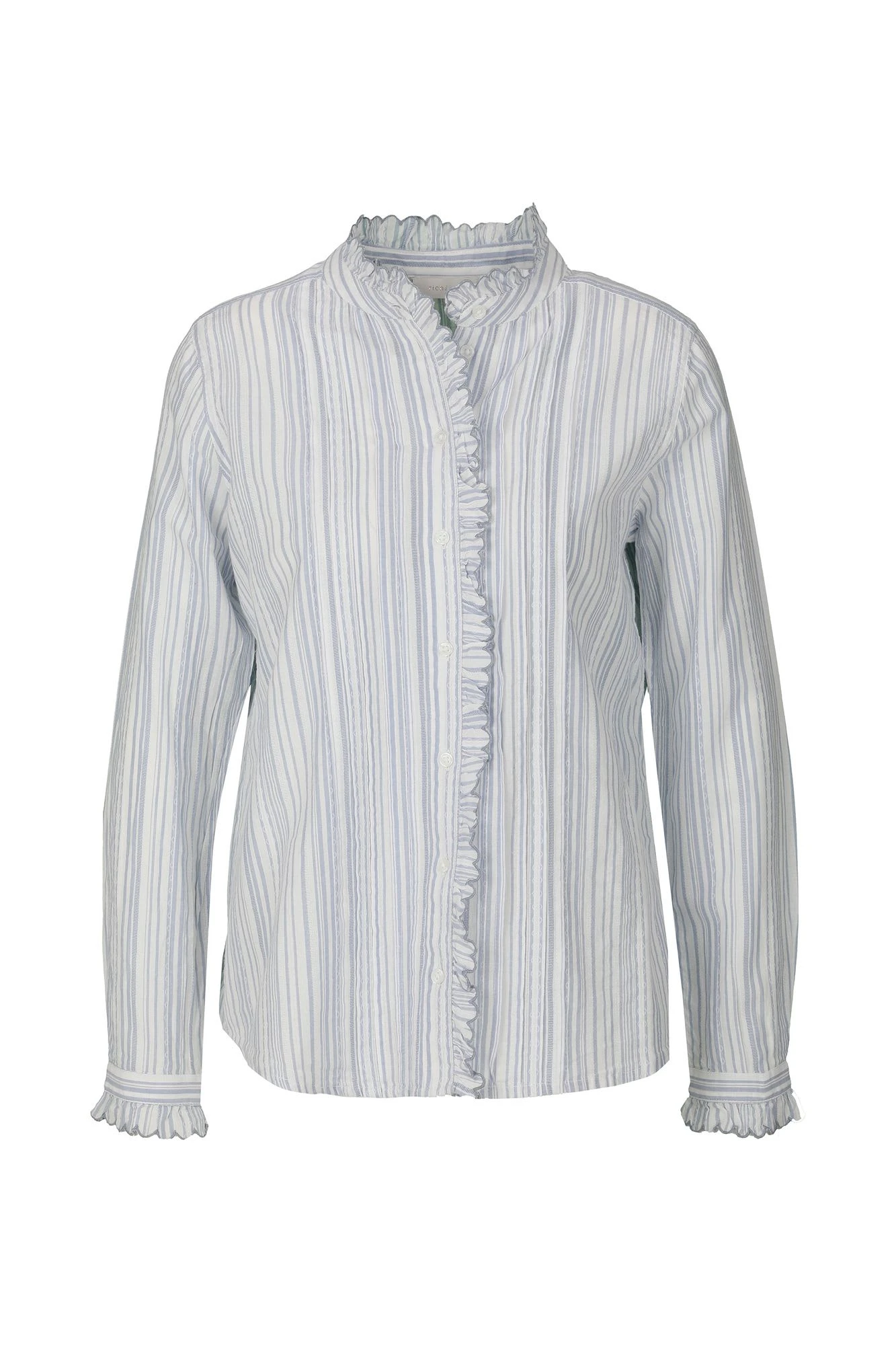 Rich&royal Rüschenbluse Blouse With Ruffles In Blau 3 Rich&royal Rüschenbluse Blouse With Ruffles In Blau