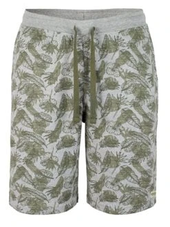 Bermudas In Grau/ Grün