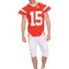 2tlg. Kostüm "Footballspieler" In Rot/ Weiß -Trendiges Bekleidungsgeschäft rubie s 2tlg kostum footballspieler in rot weiss