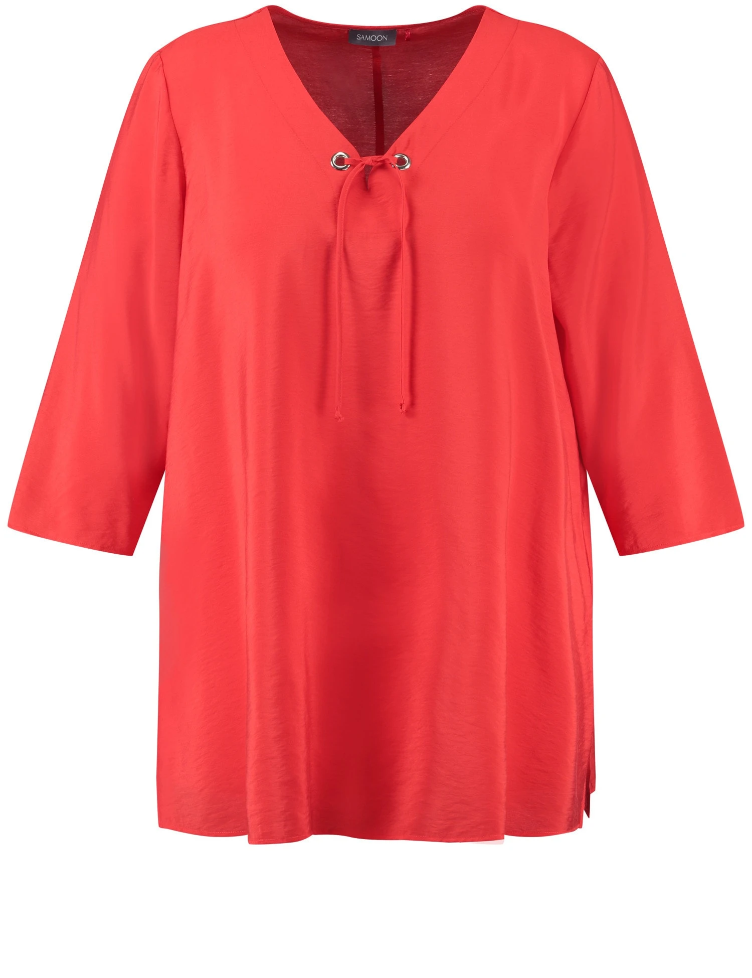 Blusenshirt Mit 3/4 Arm Power Red 3 Blusenshirt Mit 3/4 Arm Power Red