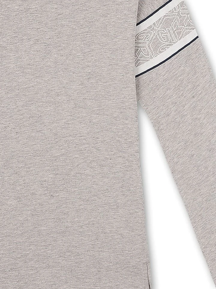 Sanetta Pyjama In Grau/ Schwarz 5 Sanetta Pyjama In Grau/ Schwarz – Bild 3