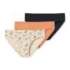 Schiesser 3er-Set: Slips In Creme/ Orange/ Anthrazit