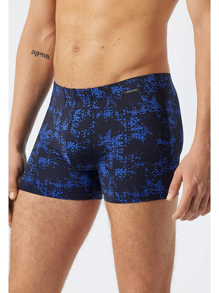 Schiesser Boxershorts In Dunkelblau 3 Schiesser Boxershorts In Dunkelblau