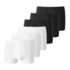 Schiesser Boxershorts Uncover In Schwarz-weiss
