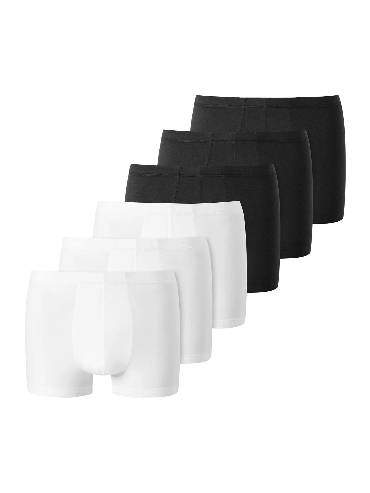 Schiesser Boxershorts Uncover In Schwarz-weiss 3 Schiesser Boxershorts Uncover In Schwarz-weiss