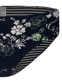 Bikini-Hose In Dunkelblau/ Creme 7 Bikini-Hose In Dunkelblau/ Creme -Trendiges Bekleidungsgeschäft short stories bikini hose in dunkelblau creme 2