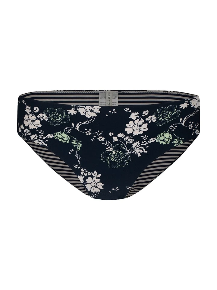 Bikini-Hose In Dunkelblau/ Creme 3 Bikini-Hose In Dunkelblau/ Creme