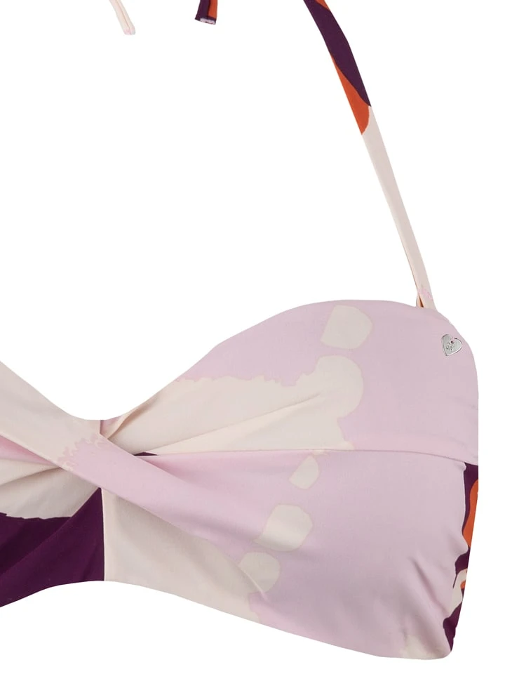 Bikini-Oberteil In Rosa/ Pflaume 5 Bikini-Oberteil In Rosa/ Pflaume – Bild 3