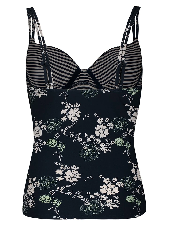 Tankini-Oberteil In Dunkelblau 4 Tankini-Oberteil In Dunkelblau – Bild 2