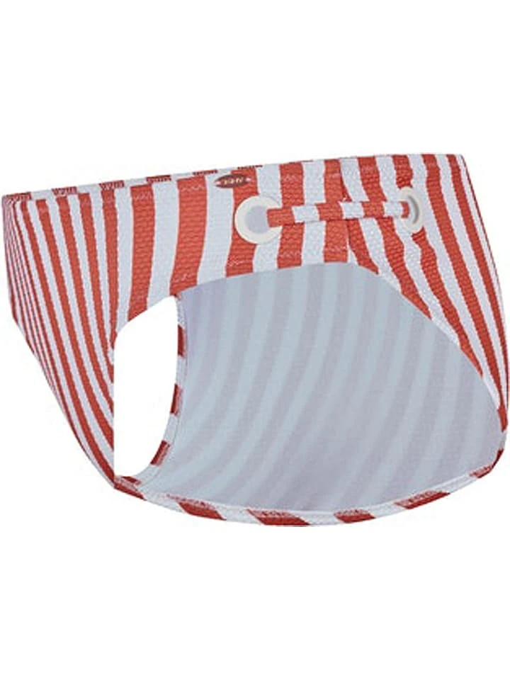 Skiny Bikini-Hose In Orange/ Weiß 4 Skiny Bikini-Hose In Orange/ Weiß – Bild 2