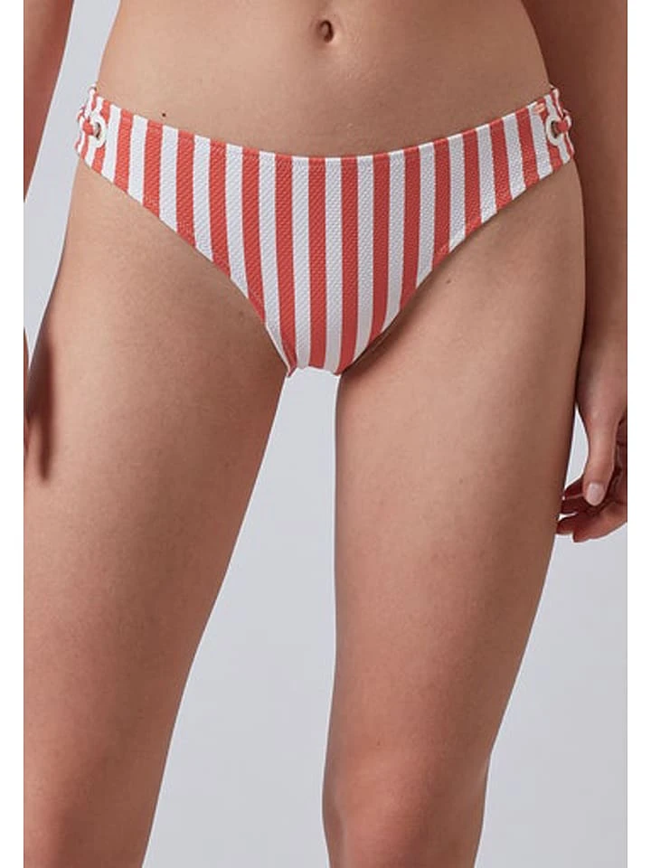 Skiny Bikini-Hose In Orange/ Weiß 6 Skiny Bikini-Hose In Orange/ Weiß – Bild 4