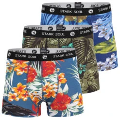 Boxershorts 3er Pack ALOHA Hawaiien In Bunt