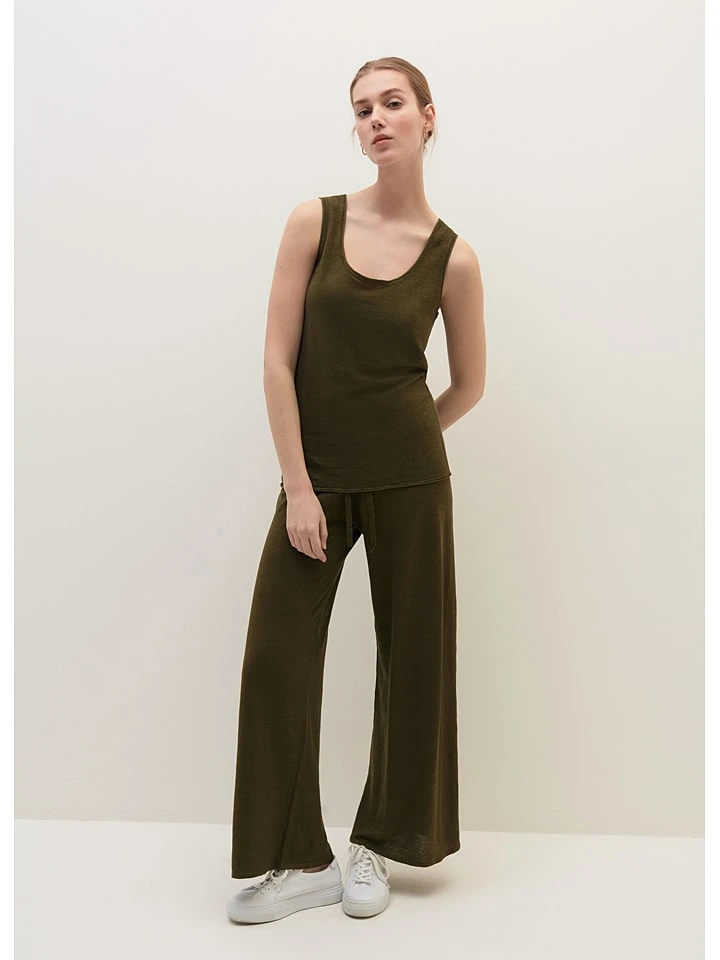 Stefanel Hose In Khaki 5 Stefanel Hose In Khaki – Bild 3