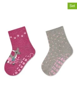 Sterntaler 2er-Set: ABS-Socken In Pink