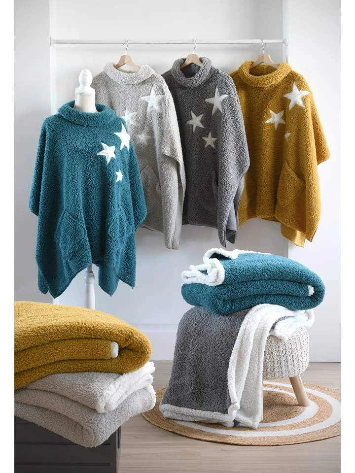 Poncho "Lovea" In Gelb - (L)75 X (B)100 Cm 7 Poncho "Lovea" In Gelb - (L)75 X (B)100 Cm – Bild 5