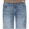 SUBLEVEL Jeans-Bermudas In Blau -Trendiges Bekleidungsgeschäft sublevel jeans bermudas in blau 4