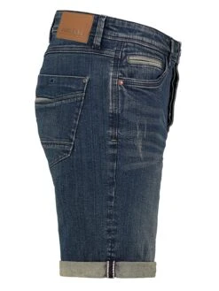 SUBLEVEL Jeans-Bermudas In Dunkelblau -Trendiges Bekleidungsgeschäft sublevel jeans bermudas in dunkelblau 1