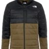 The North Face Steppjacke In Khaki/ Schwarz