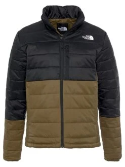 The North Face Steppjacke In Khaki/ Schwarz