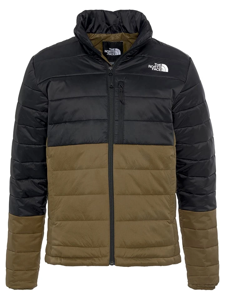 The North Face Steppjacke In Khaki/ Schwarz 3 The North Face Steppjacke In Khaki/ Schwarz