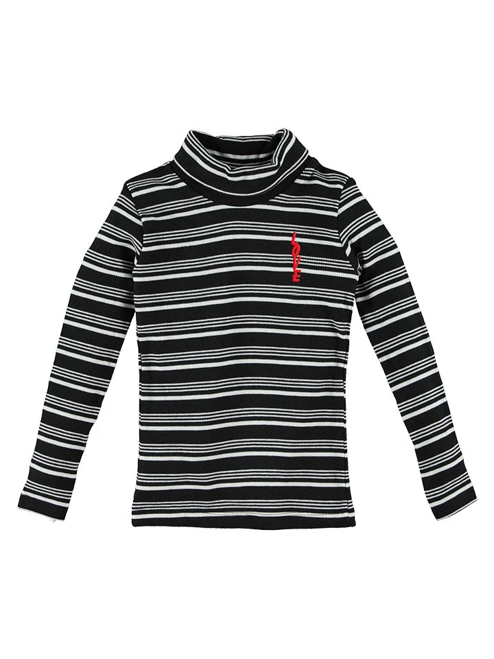 Longsleeve In Weiß/ Schwarz 3 Longsleeve In Weiß/ Schwarz