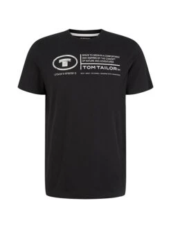 Tom Tailor Shirt In Schwarz