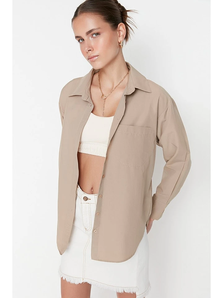 Trendyol Hemd In Beige 4 Trendyol Hemd In Beige – Bild 2